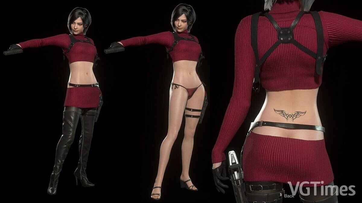 Resident Evil 4 Remake (2023) — Ada in a miniskirt