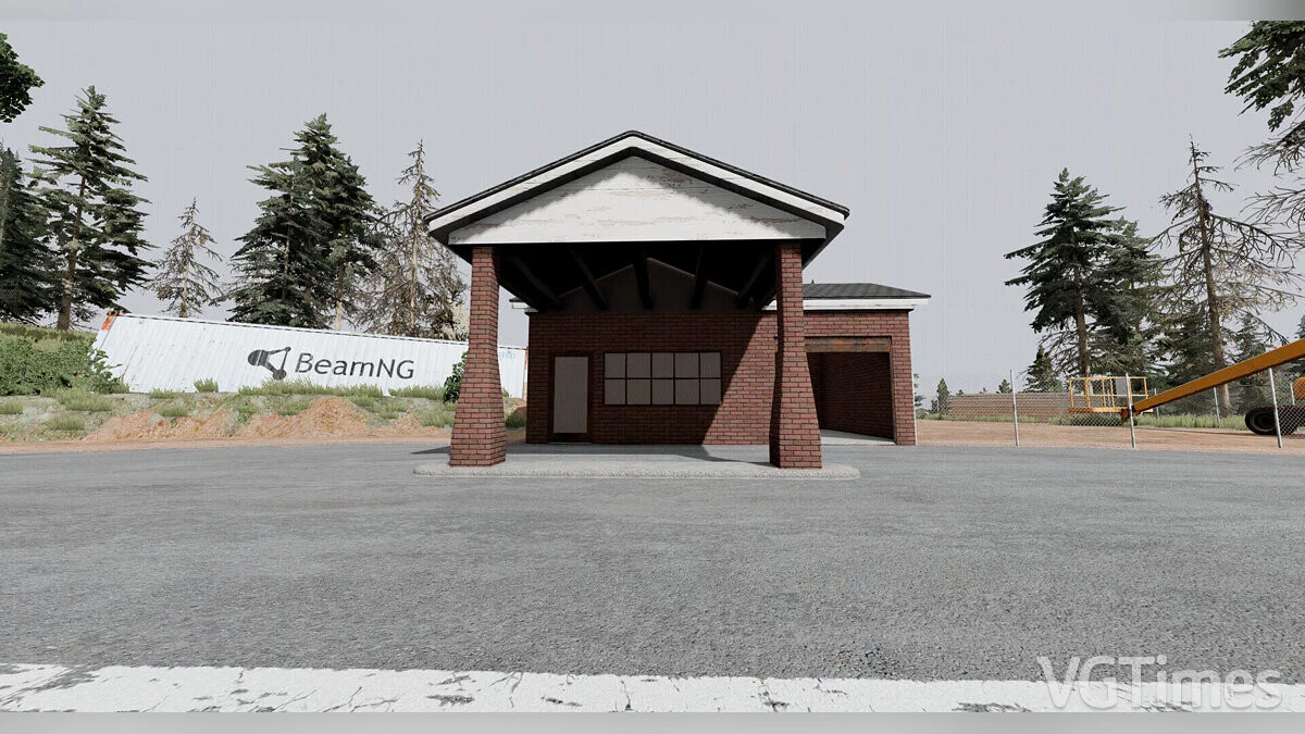 BeamNG.drive — Beam Mountains — узкие горные дороги с крутыми поворотами