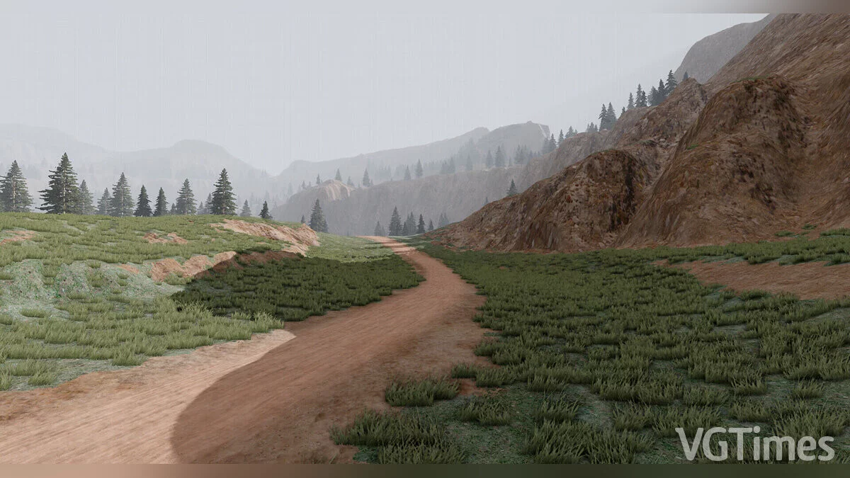 BeamNG.drive — Beam Mountains — узкие горные дороги с крутыми поворотами