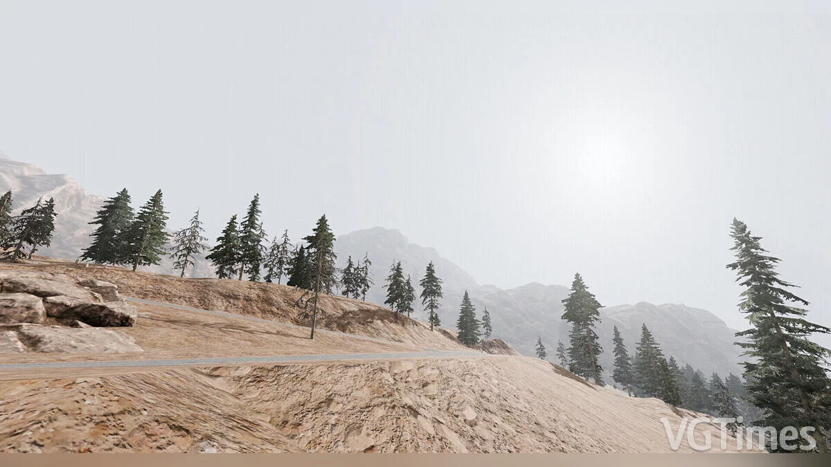 BeamNG.drive — Beam Mountains — узкие горные дороги с крутыми поворотами