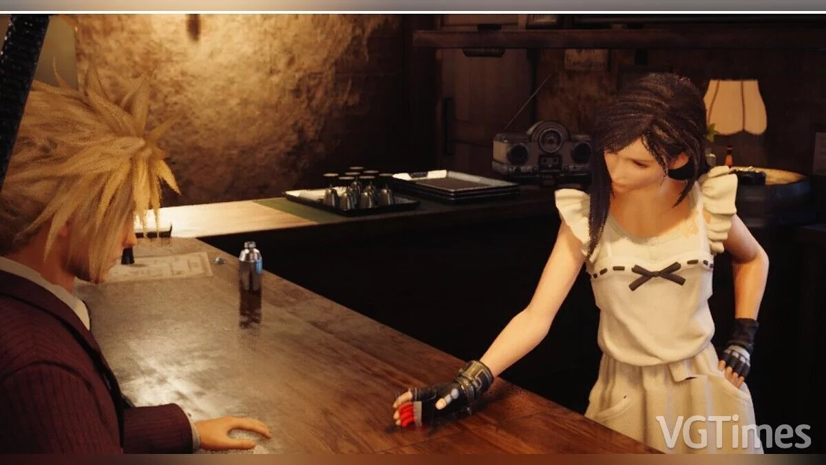 Final Fantasy VII Remake — El vestido blanco de Tifa