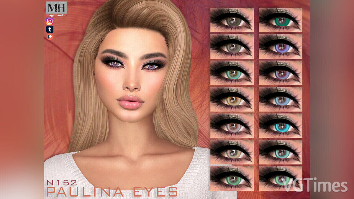 The Sims 4 — Eye colors "Paulina"