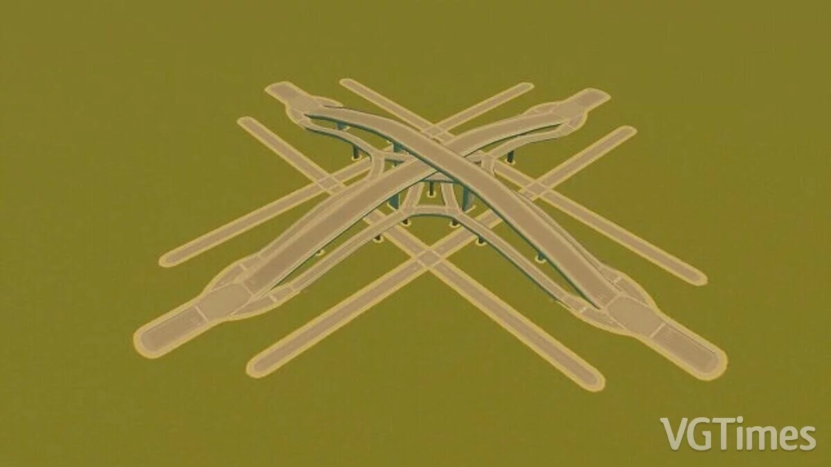 Cities: Skylines — City road junction