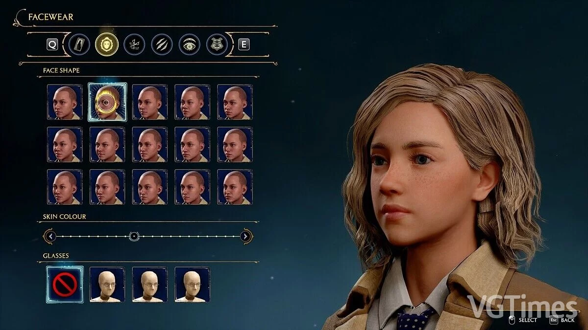 Hogwarts Legacy — Gwen - female face shape