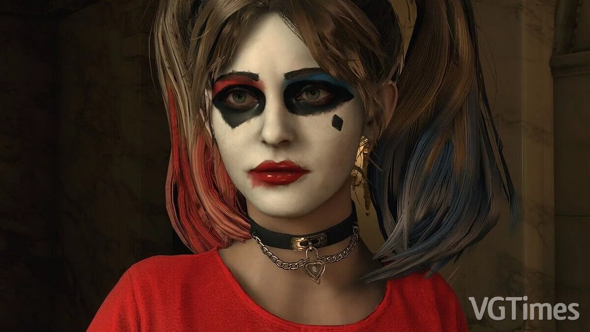 Resident Evil 4 Remake (2023) — Ashley is Harley Quinn