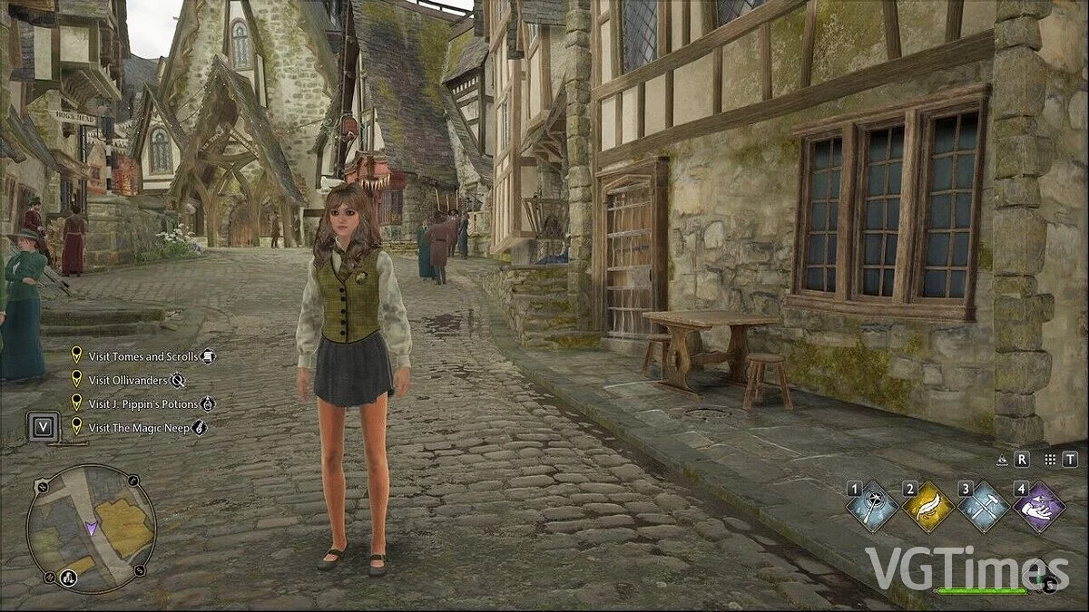 Hogwarts Legacy — Короткие юбки с меньшим вырезом