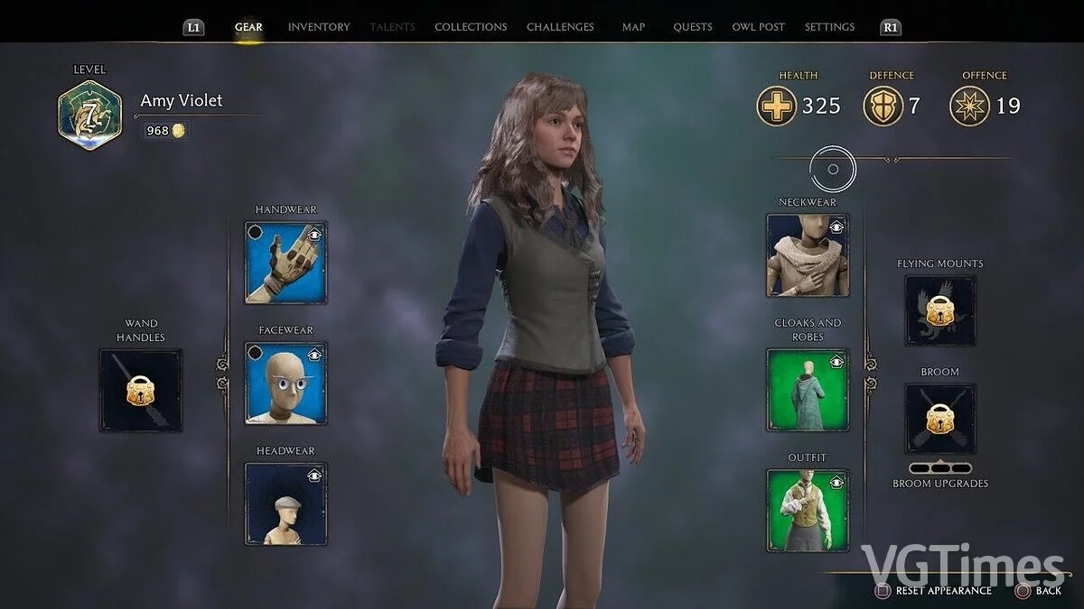 Hogwarts Legacy — Short skirts with less neckline