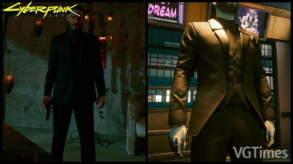 Cyberpunk 2077 — John Wick costume