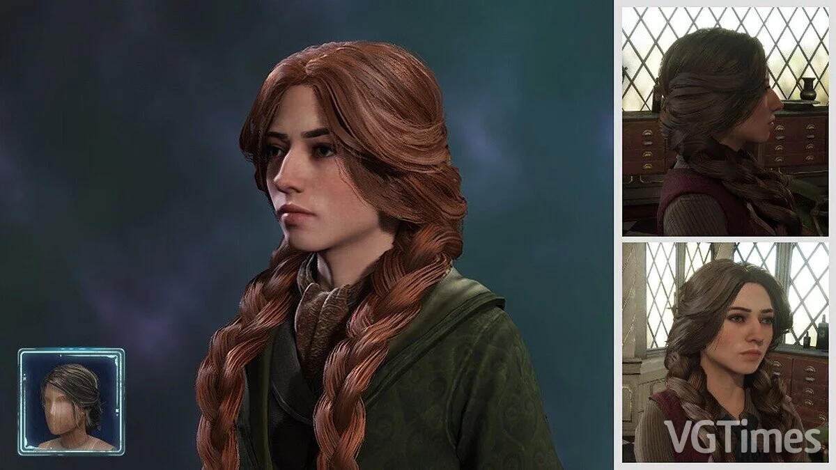 Hogwarts Legacy — Braids like Professor Chesnook