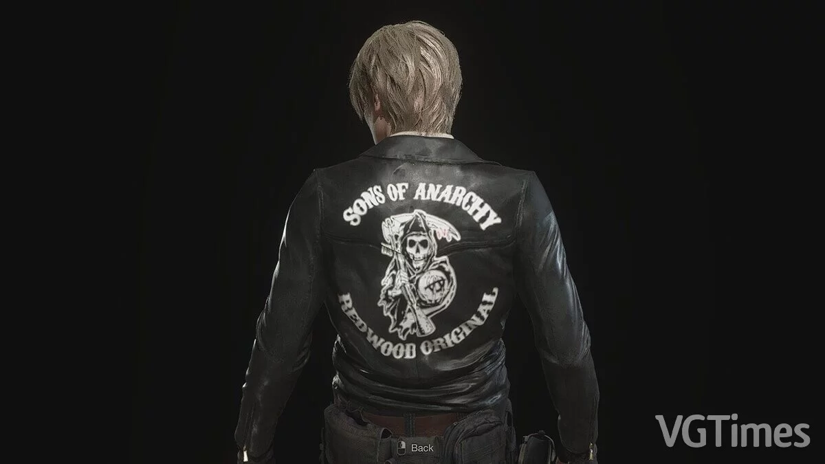 Resident Evil 4 Remake (2023) — Sons of Anarchy jacket for Leon