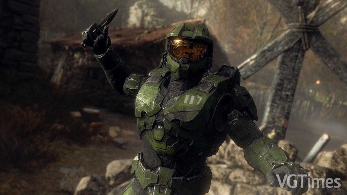 Resident Evil 4 Remake (2023) — Master Chief instead of Hunk