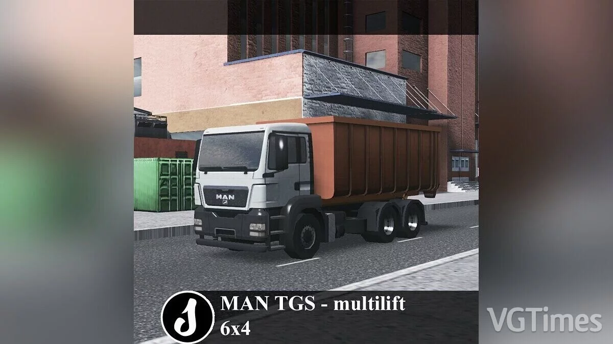 Cities: Skylines — Garbage truck MAN TGS