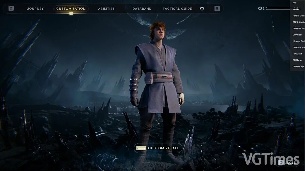 Star Wars Jedi: Survivor — Anakin Skywalker clothes