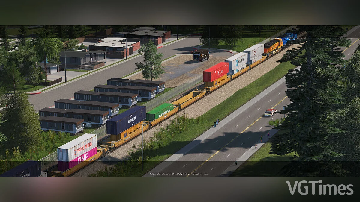 Cities: Skylines — Поезд с тепловозом General Electric ES44AC
