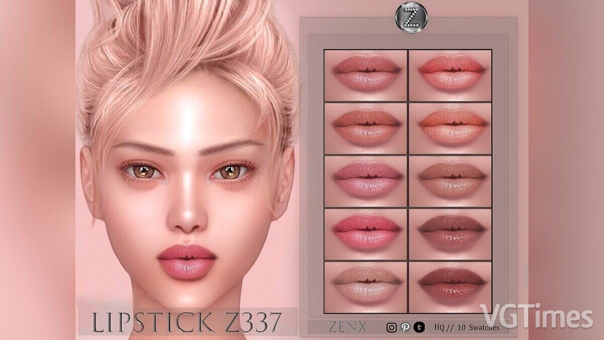 The Sims 4 — Lipstick Z337