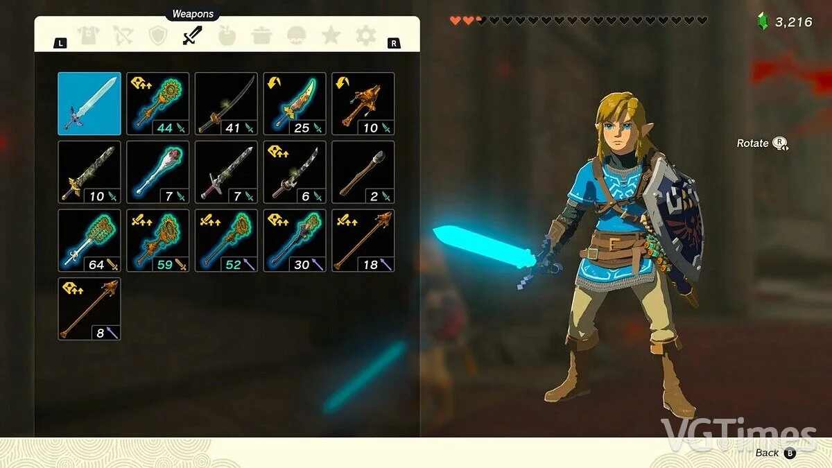 The Legend of Zelda: Tears of the Kingdom — Espada maestra despierta