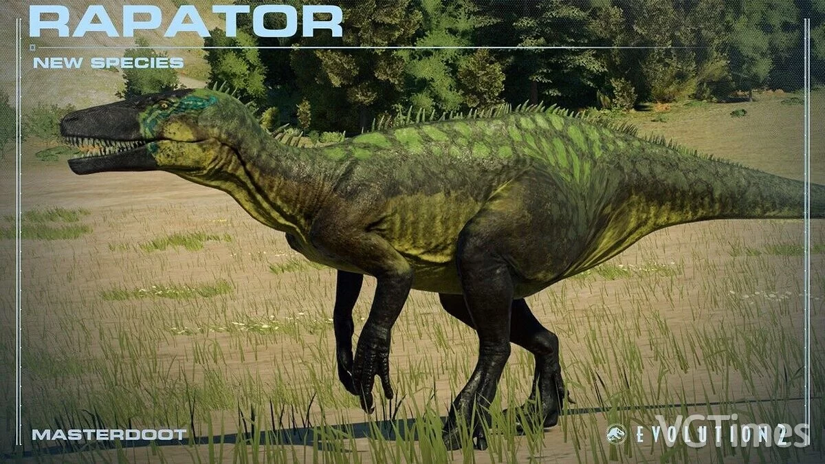 Jurassic World Evolution 2 — Рапатор - новый вид