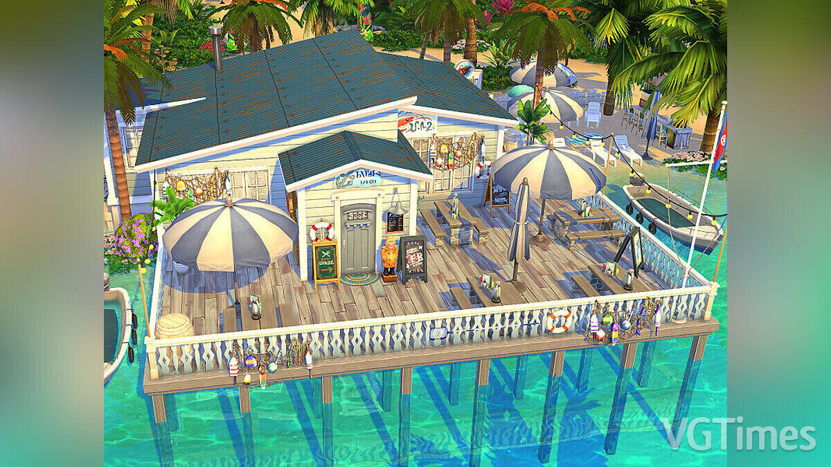 The Sims 4 — Seafood restaurant