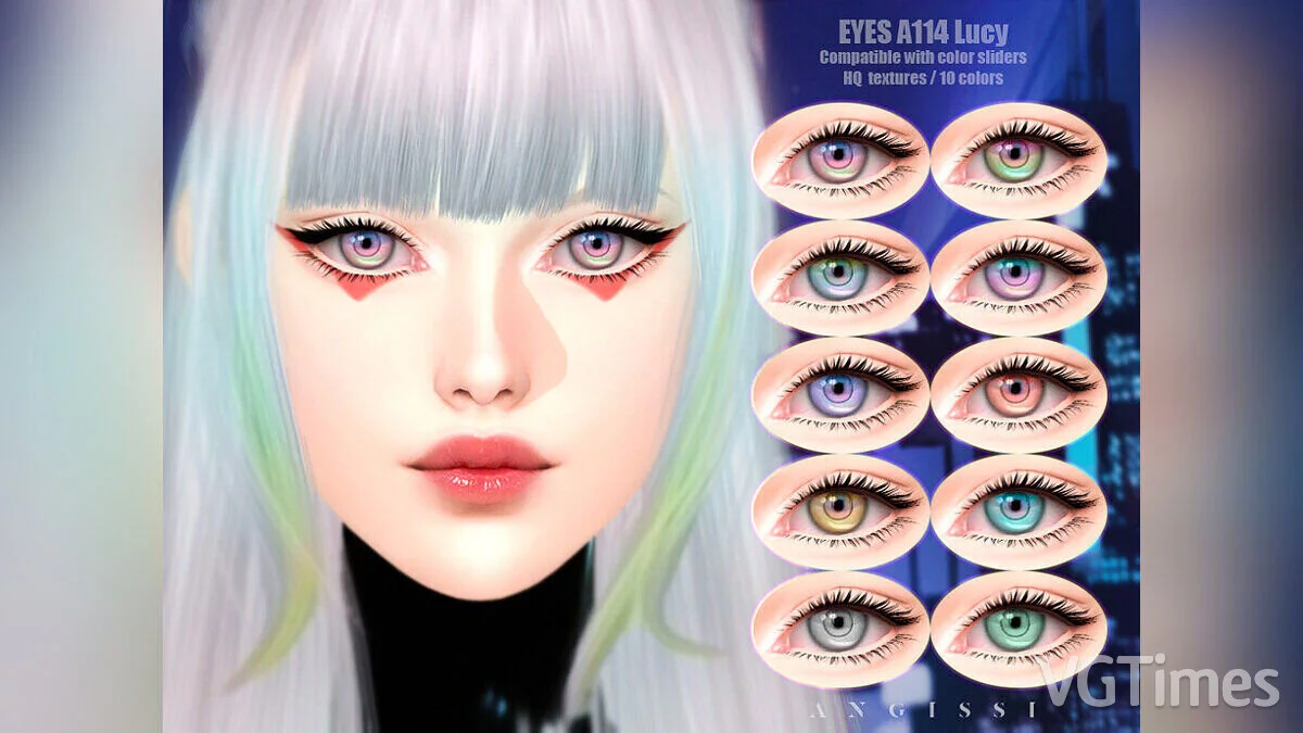 The Sims 4 — Colores de ojos de Lucy