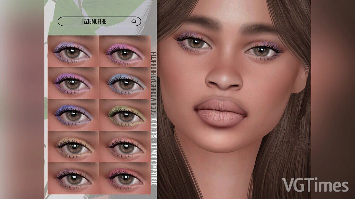 The Sims 4 — Sombra de ojos "Alejandra"