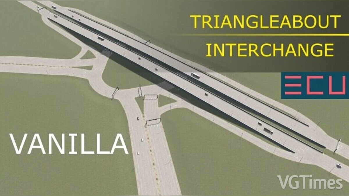 Cities: Skylines — Triangular junction