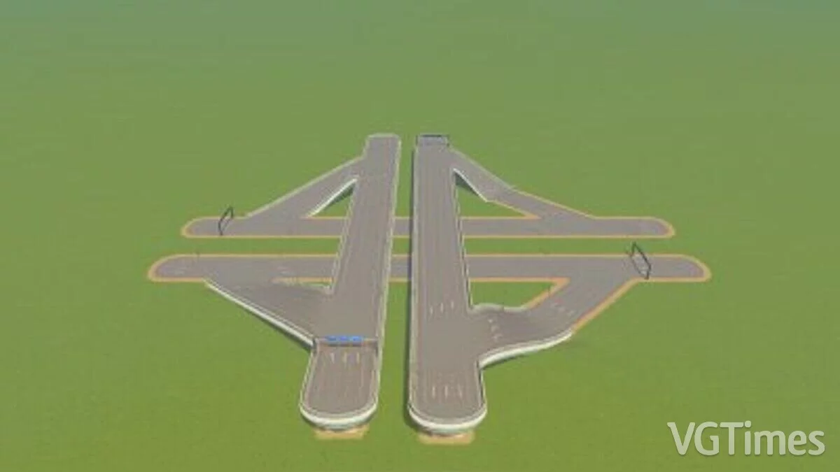 Cities: Skylines — Intersección de alta velocidad