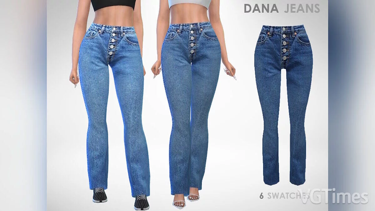 The Sims 4 — Women's High Waist Jeans