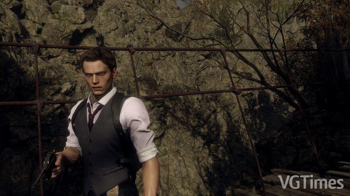 Resident Evil 4 Remake (2023) — Neat hairstyle for Leon