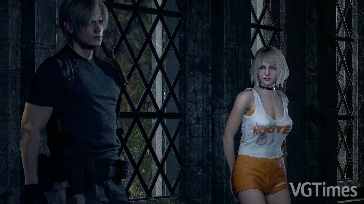 Resident Evil 4 Remake (2023) — Ashley in Hooters clothes