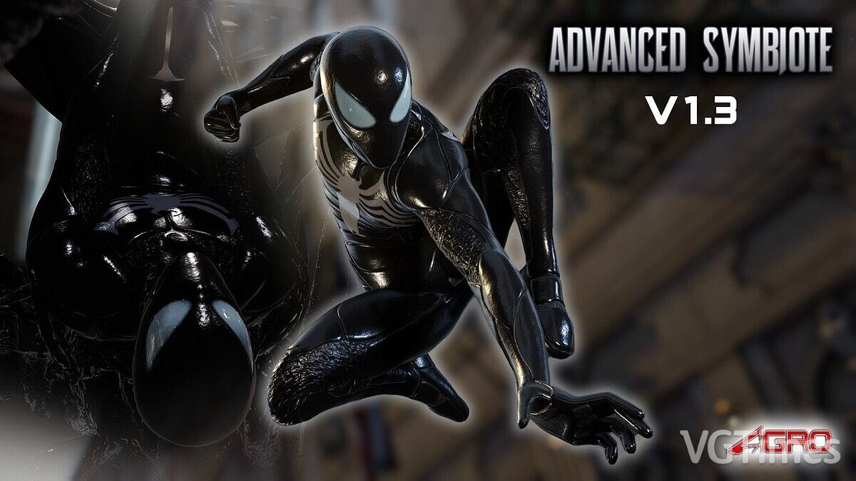 Marvel&#039;s Spider-Man Remastered — Symbiote costume from the game Marvel's Spider-Man 2