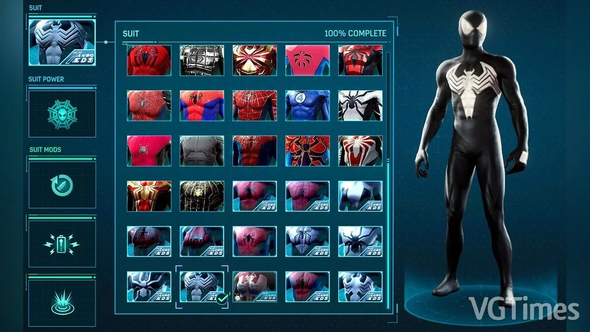 Marvel&#039;s Spider-Man Remastered — Костюм симбиота