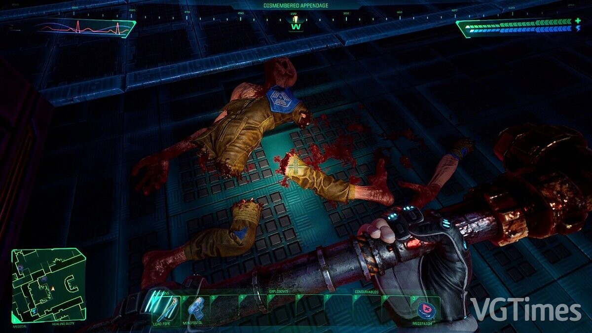 System Shock Remake — Light dismemberment