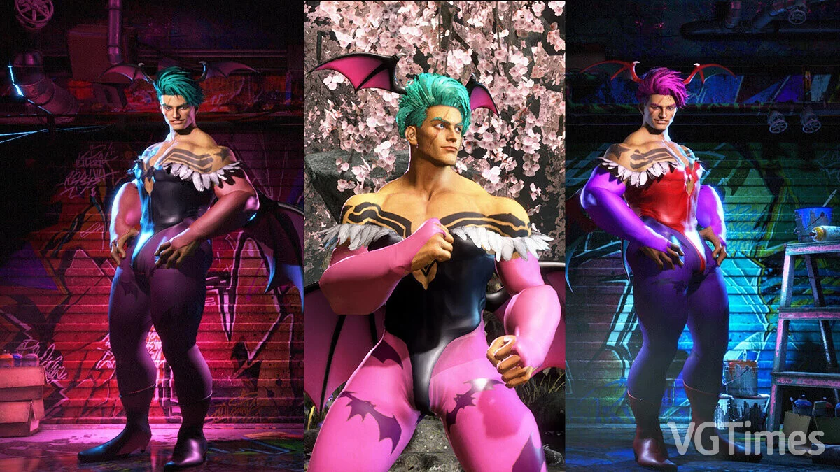 Street Fighter 6 — Luke dressed as Morrigan