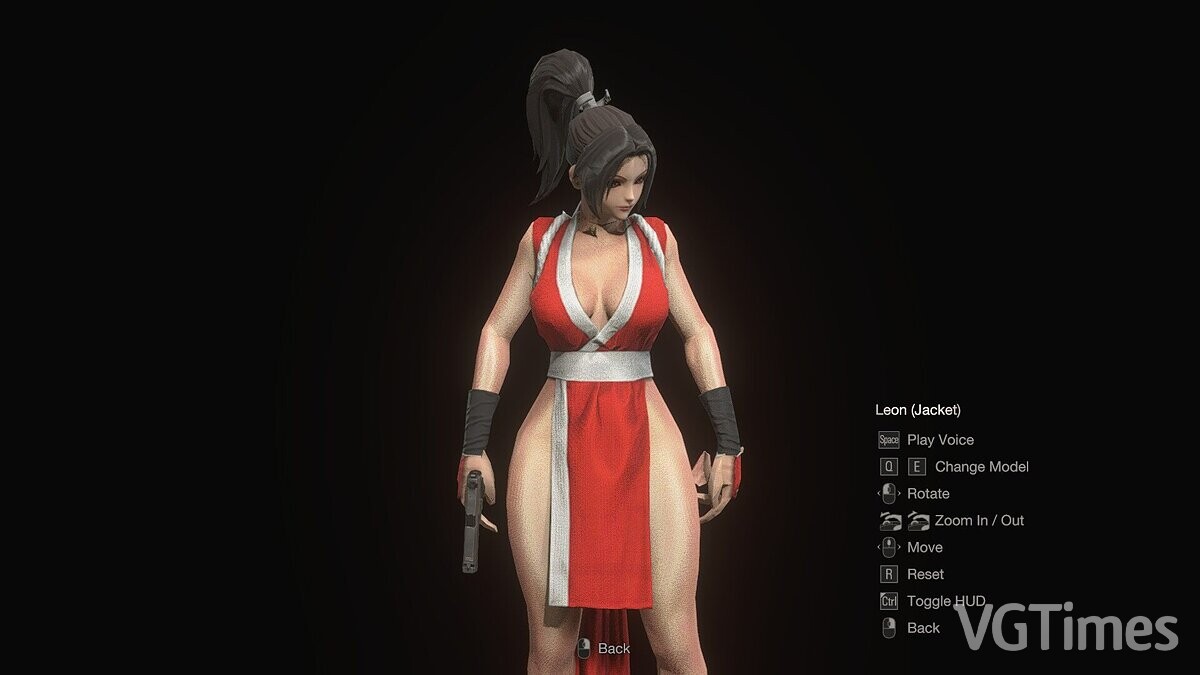 Resident Evil 4 Remake (2023) — Mai Shiranui instead of Leon