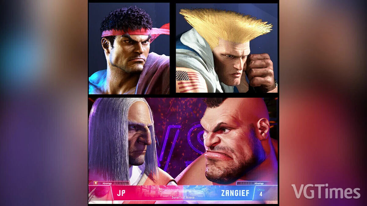 Street Fighter 6 — Personajes sin barba