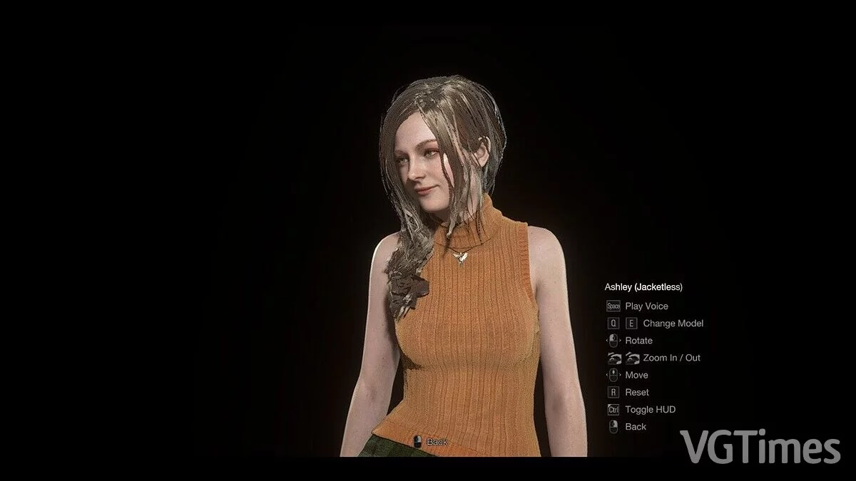 Resident Evil 4 Remake (2023) — Dimitrescu's daughter's hairstyle