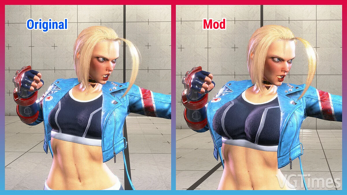 Street Fighter 6 — Standard Cammy with big breasts