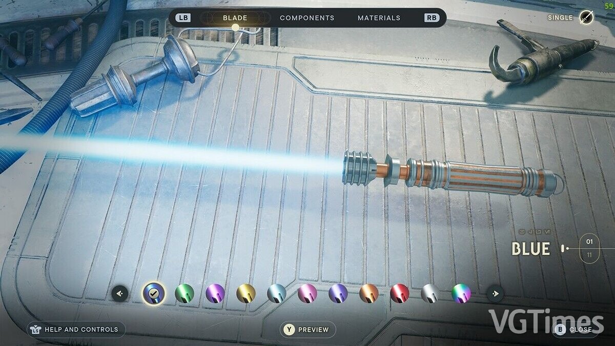 Star Wars Jedi: Survivor — The Skywalker Twins' lightsaber