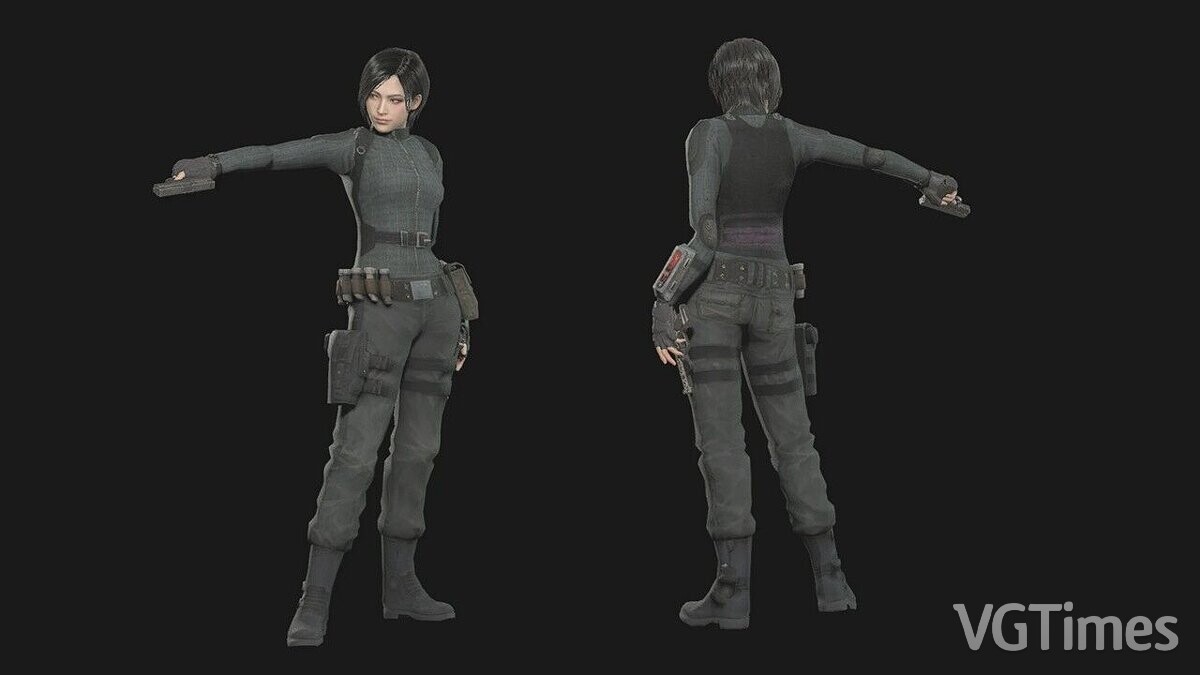 Resident Evil 4 Remake (2023) — Ada dressed as USS Wolfpack Four Eyes