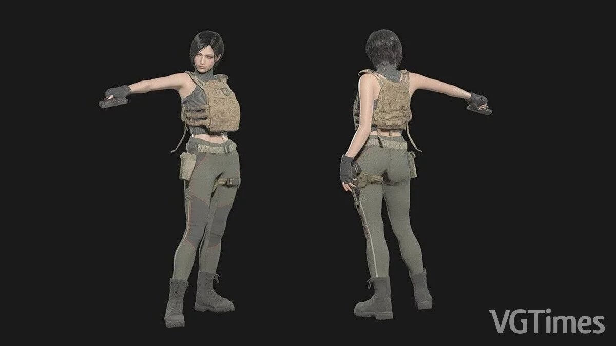 Resident Evil 4 Remake (2023) — Ada in a tactical suit