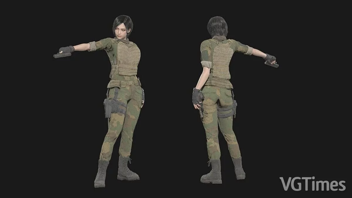 Resident Evil 4 Remake (2023) — Ada en uniforme militar