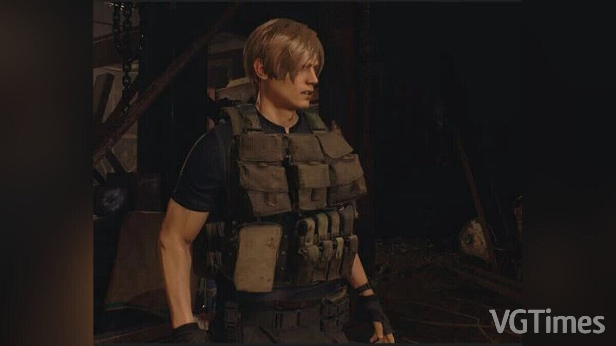 Resident Evil 4 Remake (2023) — Carlos' bulletproof vest for Leon