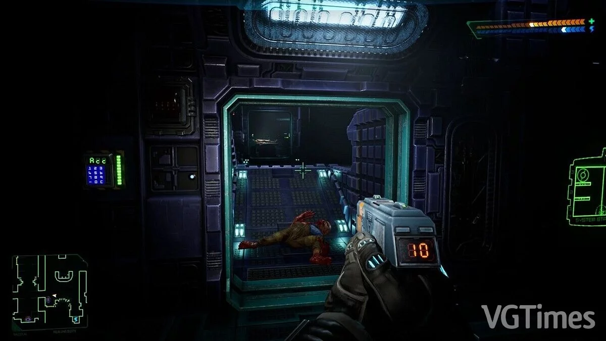 System Shock Remake — Doors stay open