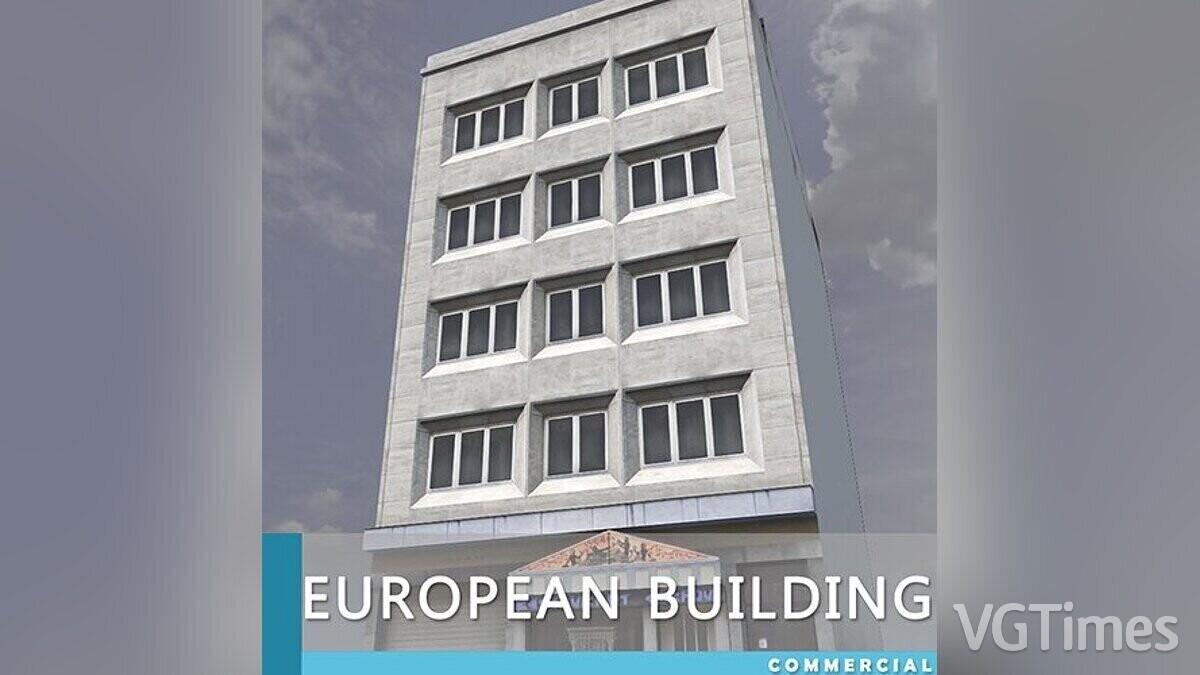 Cities: Skylines — European commercial building