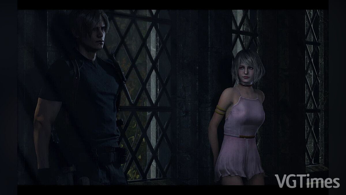 Resident Evil 4 Remake (2023) — Ashley dressed as Catherine Warren