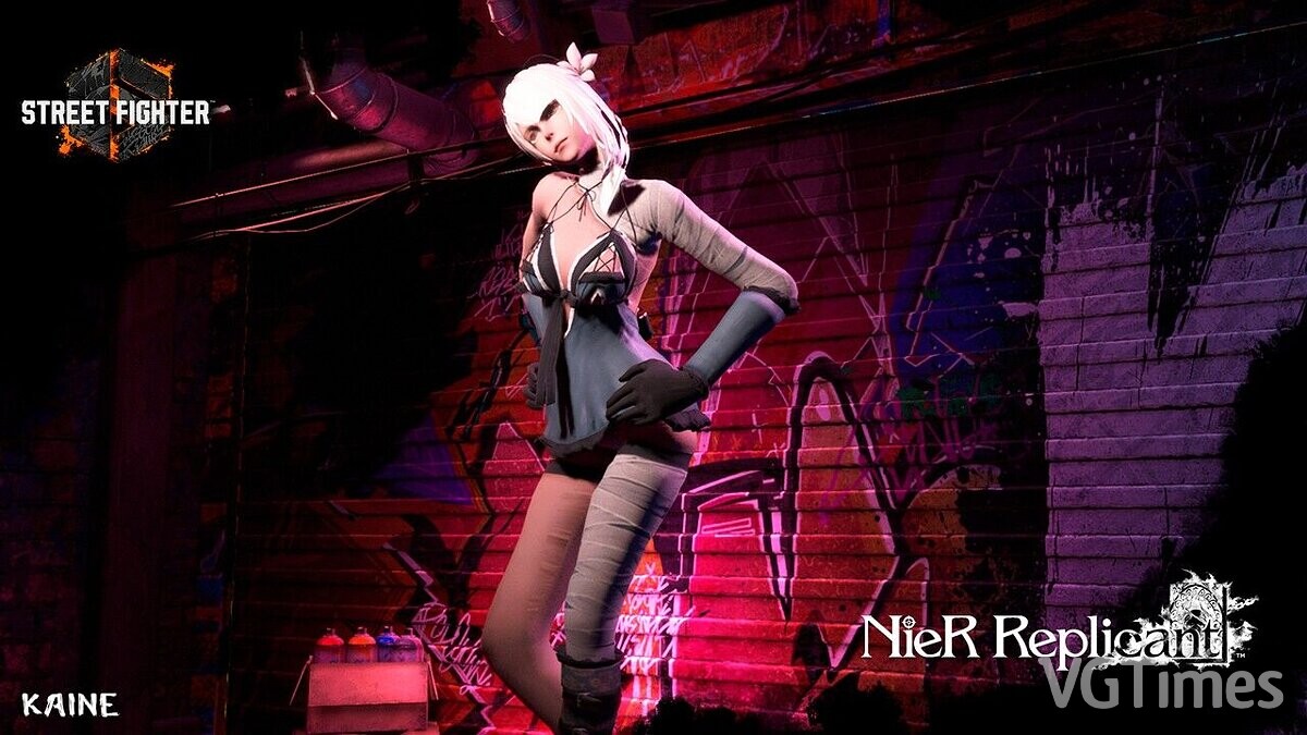 Street Fighter 6 — Yuri in clothes from the game Nier Replicant