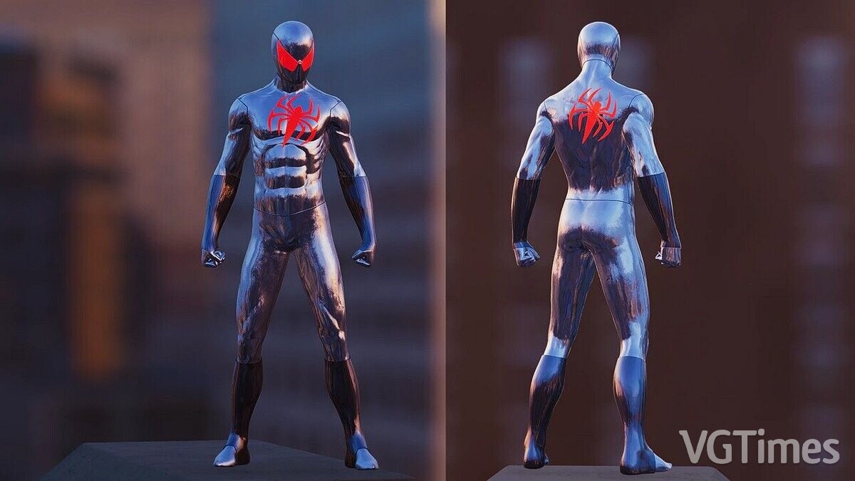 Marvel&#039;s Spider-Man Remastered — Cyber ​​Scarlet Suit