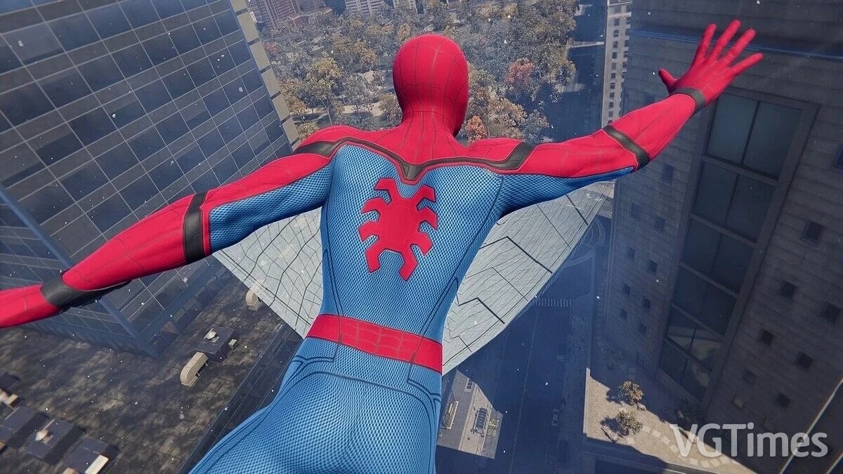 Marvel&#039;s Spider-Man Remastered — Stark costume with web wings