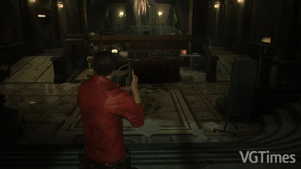 Resident Evil 2 — Leon con la chaqueta de Claire