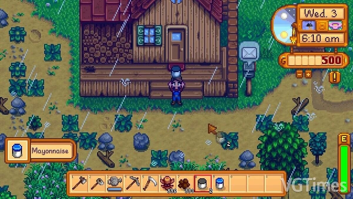 Stardew Valley — mayonesa de lluvia